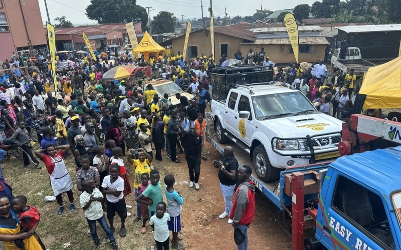 MTN Uganda Transforms a Mother's Life with a New Pickup Truck  After Media Spotlight