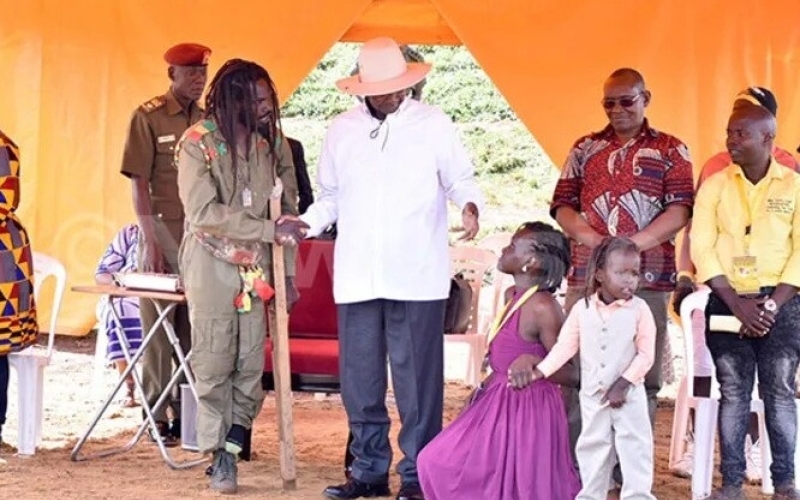 Buchaman Finally Meets President Museveni, Reveals He Asked for a Vehicle