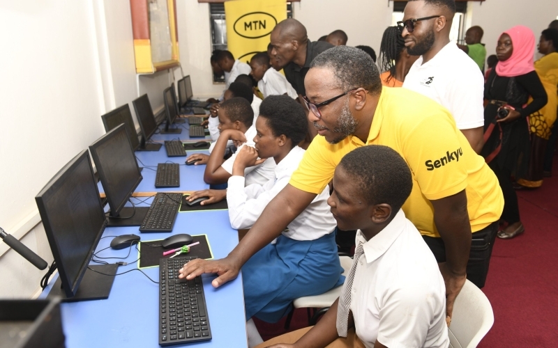 MTN Uganda enhances digital learning at St. Catherine Girls Secondary School with a new computer Lab