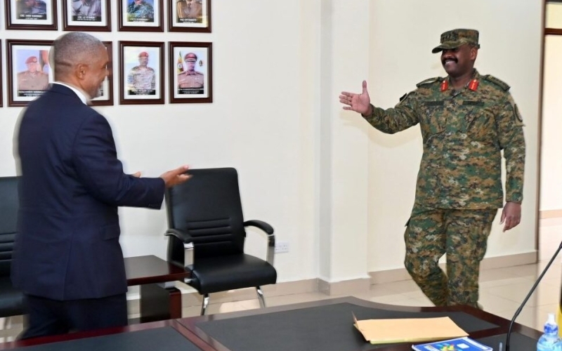 Gen. Muhoozi Kainerugaba and IOC’s William Blick Discuss Youth Sports and Development Initiatives in Uganda