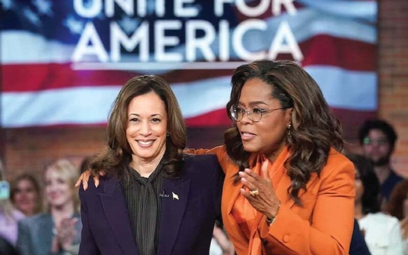 Oprah Winfrey denies being paid $1m to endorse Kamala Harris