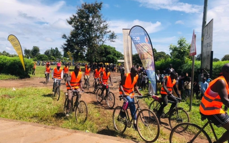 Abaswasima Triumph in Bunyoro Kitara Kingdom's MTN Enganda Football & Amasaza Bicycle Races Kickoff