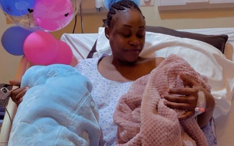 Mama D choking on hospital bill after welcoming twins, This is what happened!