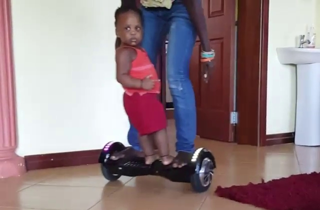 Watch Amaal Riding A Hoverboard Like A Pro ... Rema Can't Stop Smiling!