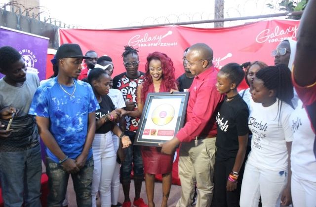 Galaxy FM Honours Sheebah With A Special Award
