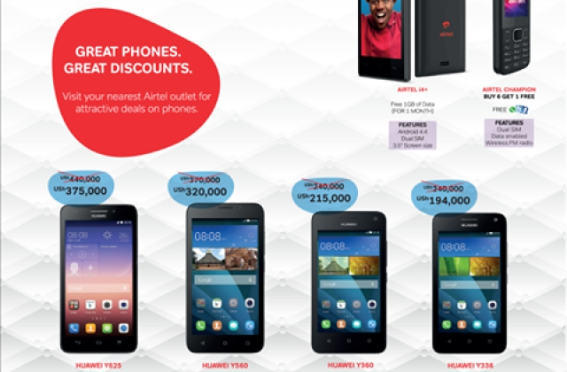Airtel Uganda Announces Exciting Phone Deals