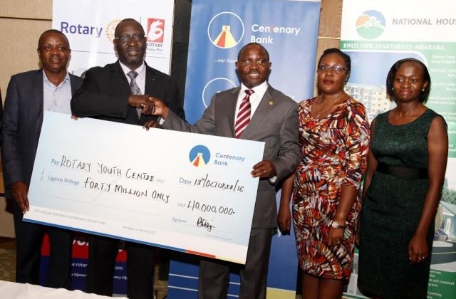 Centenary Bank, NHCC contribute Shs60 million towards empowerment youth centre