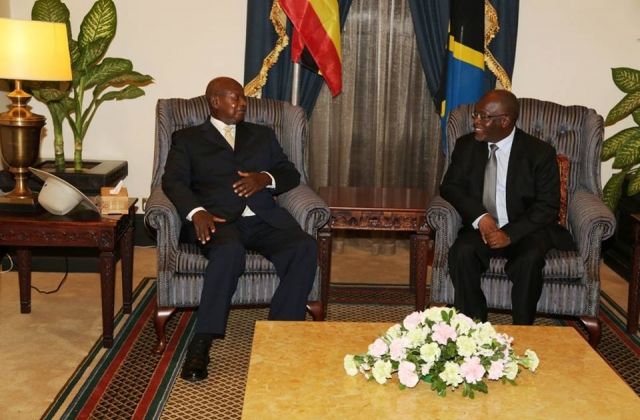 Museveni-Magufuli Hold Talks ahead of the 2 day EAC Extra Ordinary Summit - Photos