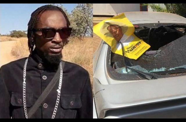 Besigye Supporters Destroy Radio’s Car Over Museveni