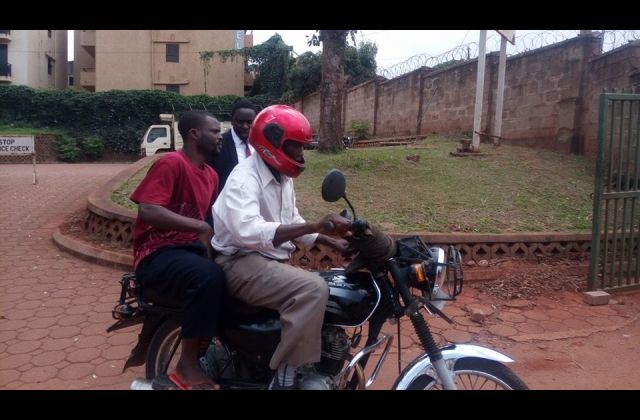 Drama as Released Suspect flees on Boda Boda for fear of being re-arrested