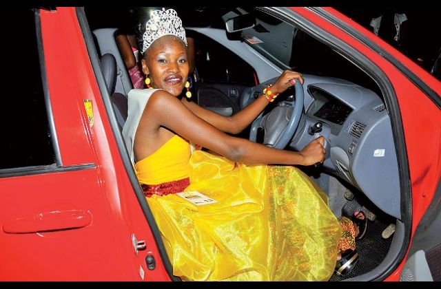 Fiona Bizzu Fights For Miss Uganda Car