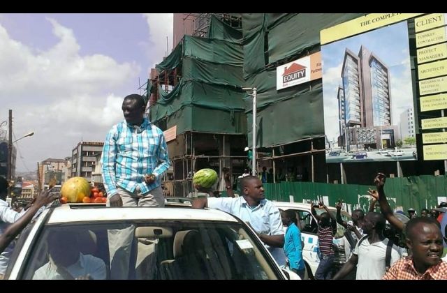 Drama as Women Nearly Undress to Impress Besigye