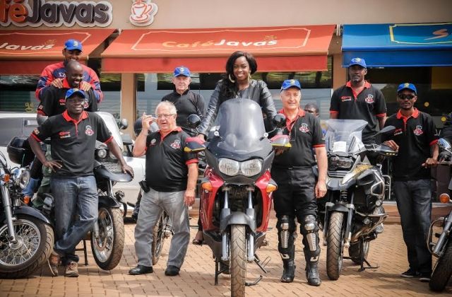 Angella Katatumba Flags Off The Uganda Bikers Cancer Charity Ride