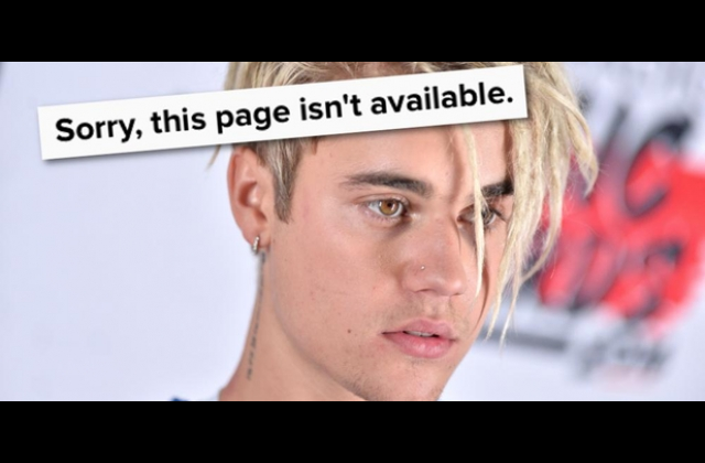 Justin Bieber Has Just Deleted His Instagram Account!