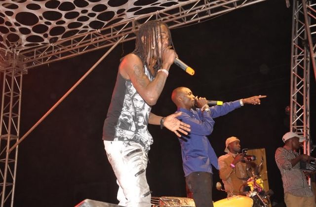Radio, Weasel and Mun G thrill Mbarara fans at Tubbaale party