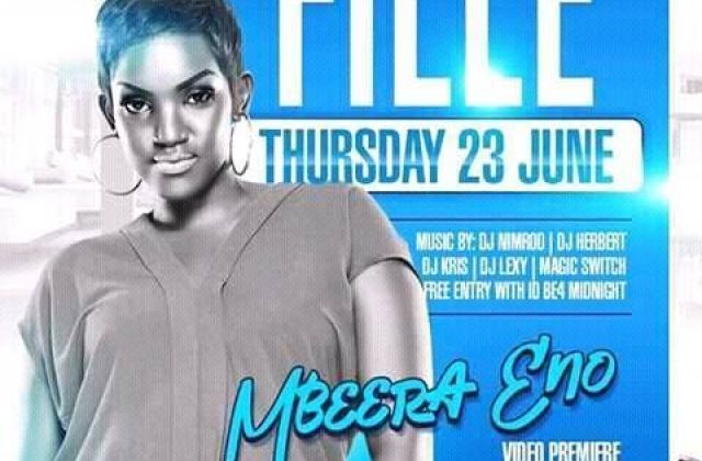Singer Fille Mutoni Set Premier Mbeera Eno Video At Club Amnesia.