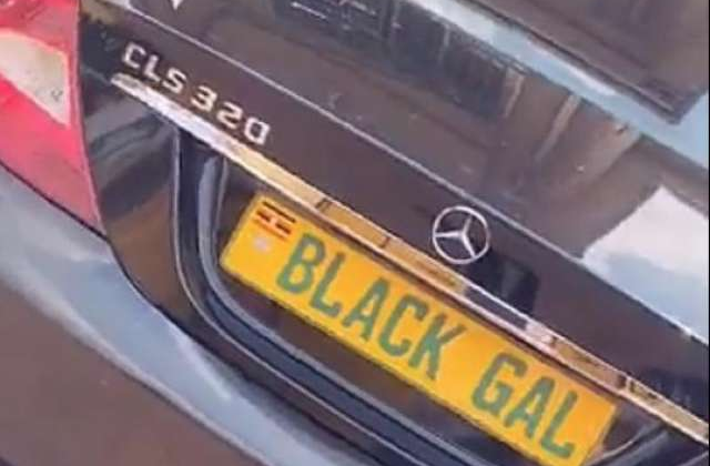 Bad Black Gets Personalized Plates For Her New Mercedes