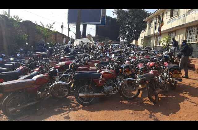 Over 200 Motorcycles impounded, riders, passengers arrested in Kampala Metropolitan