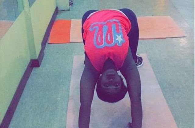 Singer Winnie Nwagi Hits Gym, Works On Amorphous Figure
