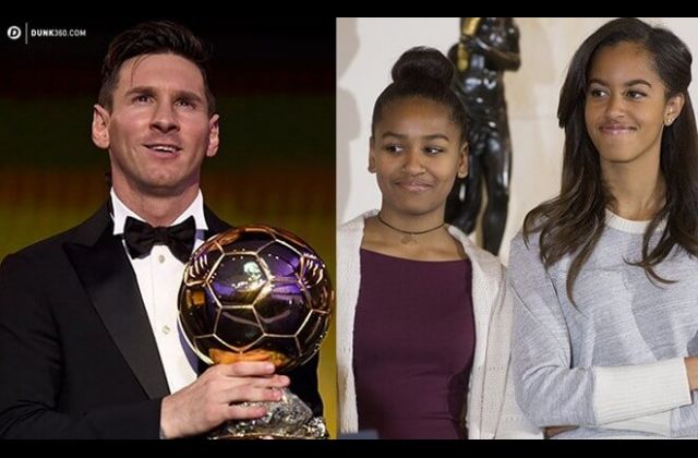Barack Obama’s Daughters Want To Meet Lionel Messi