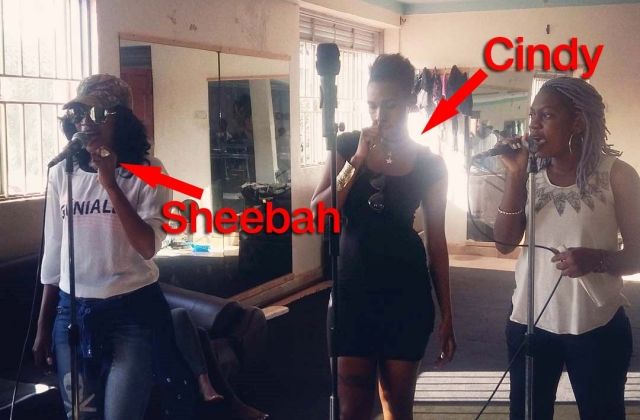 Photo — Dancehall Queens Sheebah, Cindy Rehearse Together