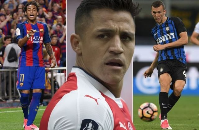 Football transfer gossip: Neymar, Coutinho, Sanchez, Mbappe, Verratti, Dybala, Matic