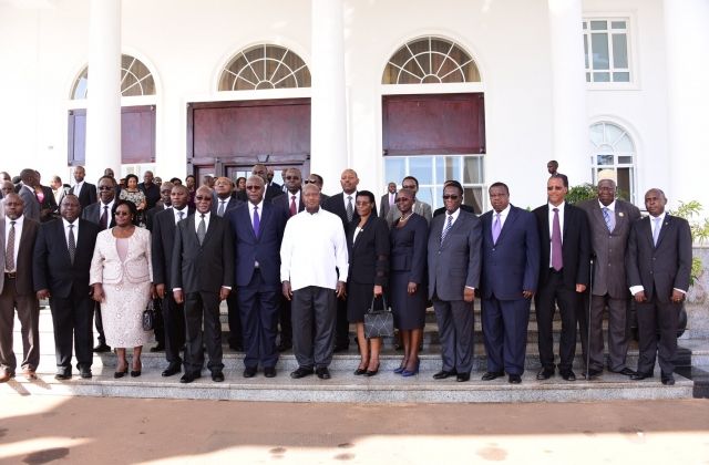 President Museveni Presides over Swearing in of new Justices
