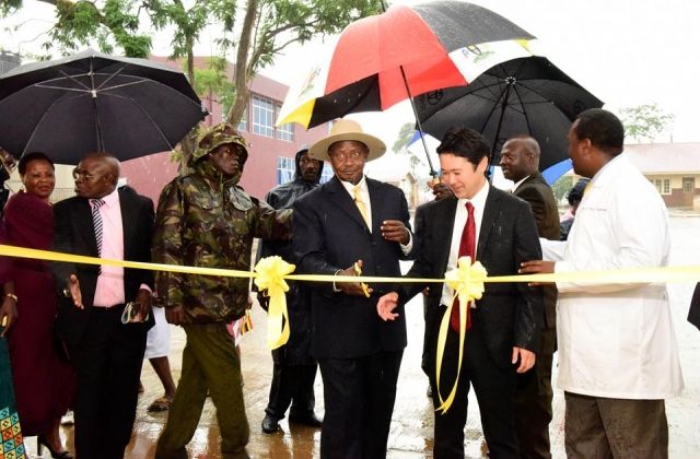 President Commissions Hoima Regional Referral Hospital, woos Japanese Investors