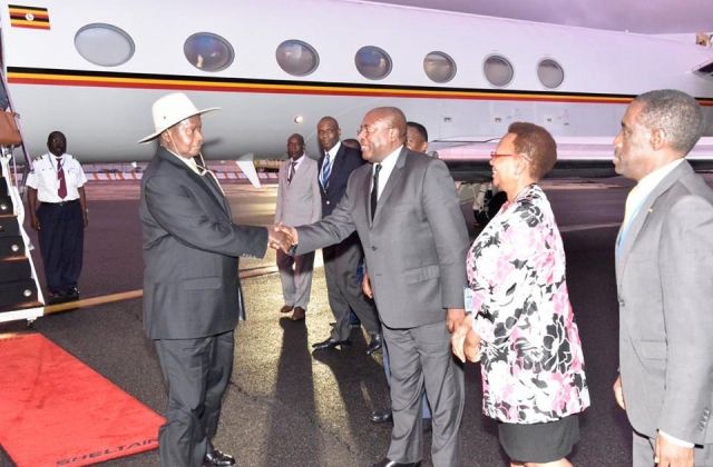 President Museveni Arrives for 71st UN General Assembly in New York