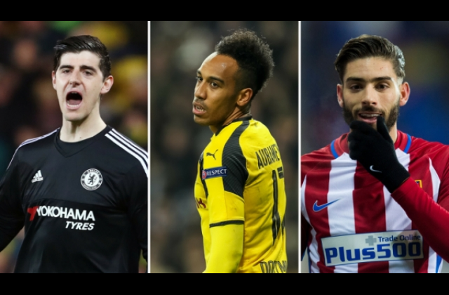 Football transfer gossip: Aubameyang, Giroud, Hazard, Perisic, Danilo, Lemar