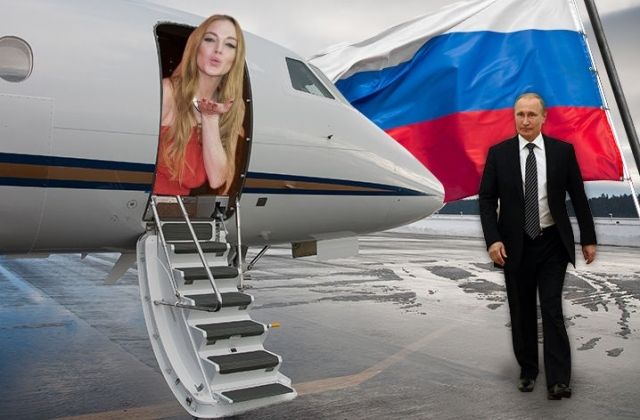 Lindsay Lohan wants a Vladimir Putin selfie, $850K, and a Private Jet in Exchange for Interview on a Russian TV