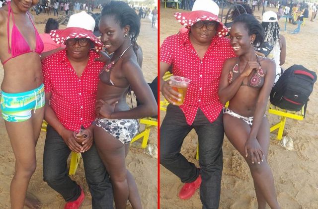 Comedian MC Kapale Enjoys The Company of Horny Bikini Girls