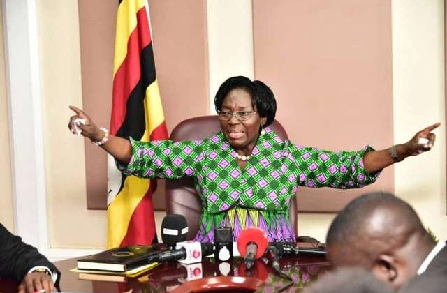 Speaker Rebbeca Kadaga returns to work 