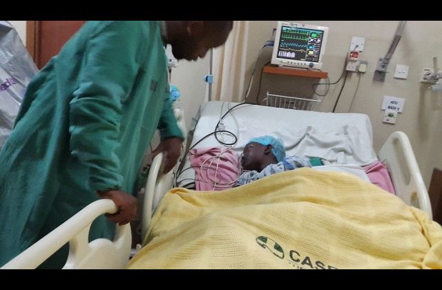 Eddy Kenzo Camps At Case Hospital, Patricia Steadily Recovering