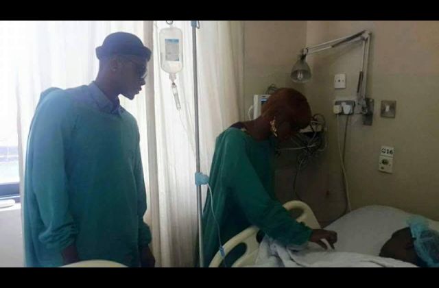Nigerian Singer Kiss Daniels Visits Sitya Loss Dancer Patricia In Hospital