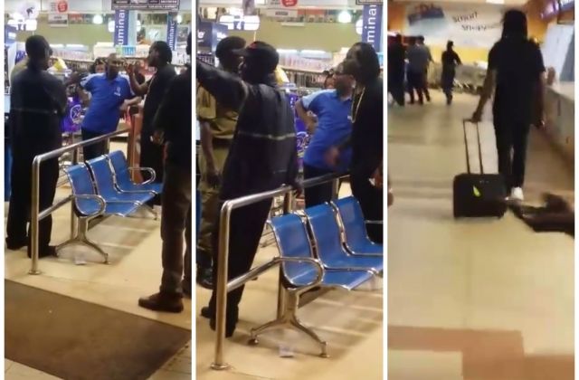 Watch — Bebe Cool Insults With ‘F-Words’ A Policeman & Assaults Nakumatt Employees