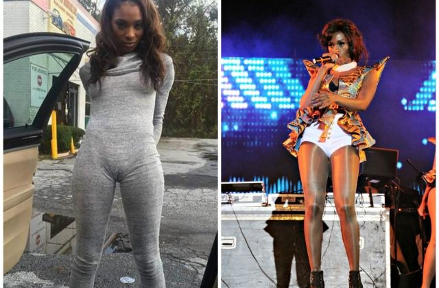 Cindy Look-Alike Causes Involuntary Erections On Social Media With A Huge Camel Toe