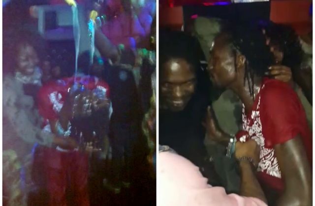 Singer Radio Showered With Booze In Pre- Birthday Party Surprise