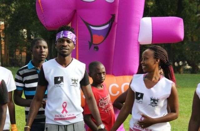 Africell and Bobi Wine Headline 'Face of Makerere' breast cancer awareness run