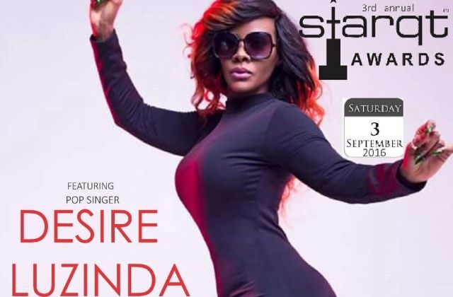Desire Luzinda To Star At Starqt Awards In South Africa.
