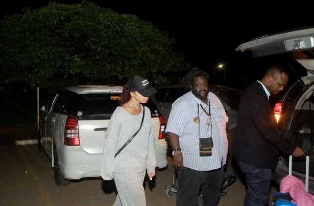 Mya jets into the country ahead of the All Music Safari Concert this Saturday