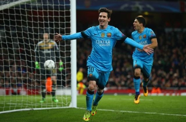 Messi Messes Arsenal’s Champions League Dream