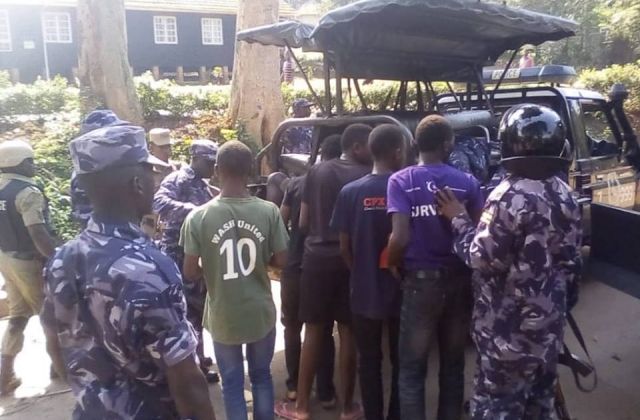Makerere Students arrested for inciting violence - Photos