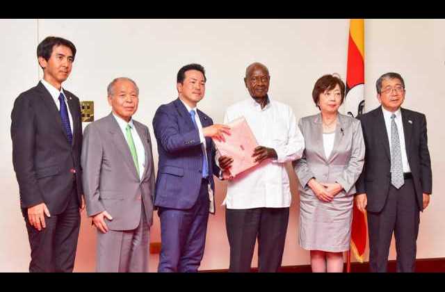 Museveni Meets, commends Japan for support to development projects