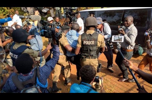 Besigye Arrested “Again”— Photos.