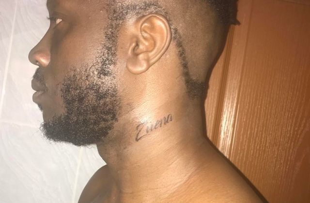 Bebe Cool Tattoos Zuena’s Name On His Neck