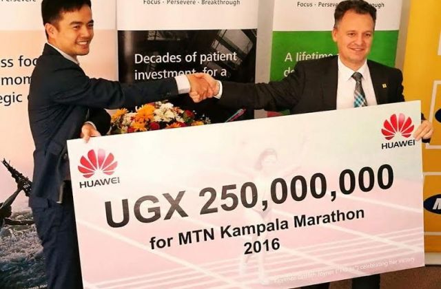 Huawei boosts MTN Kampala Marathon with 250,000,000 UGX