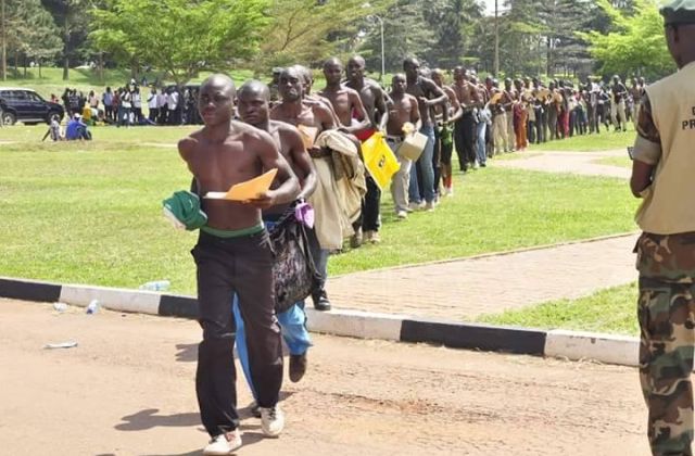 Thousands of Jobless Youth Embrace UPDF Recruitment at Kololo