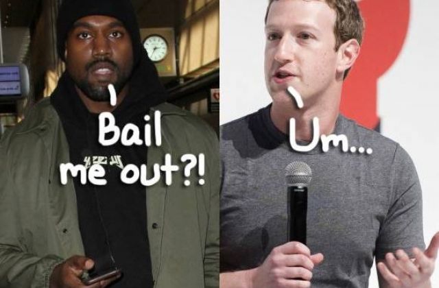 Kanye West Begs Mark Zuckerberg To Rescue Him From Debt