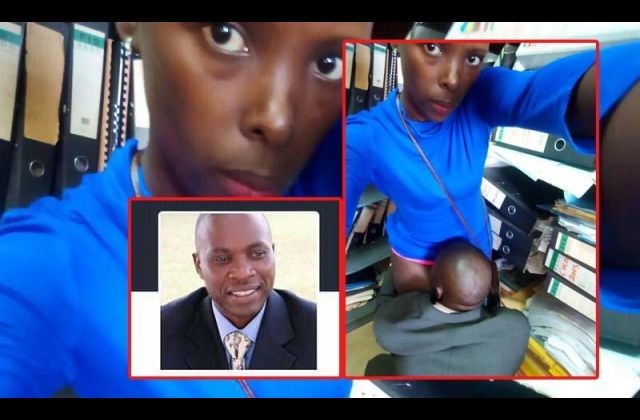 Photo: Horny Makerere University Lecturer Caught Licking Student's Bean